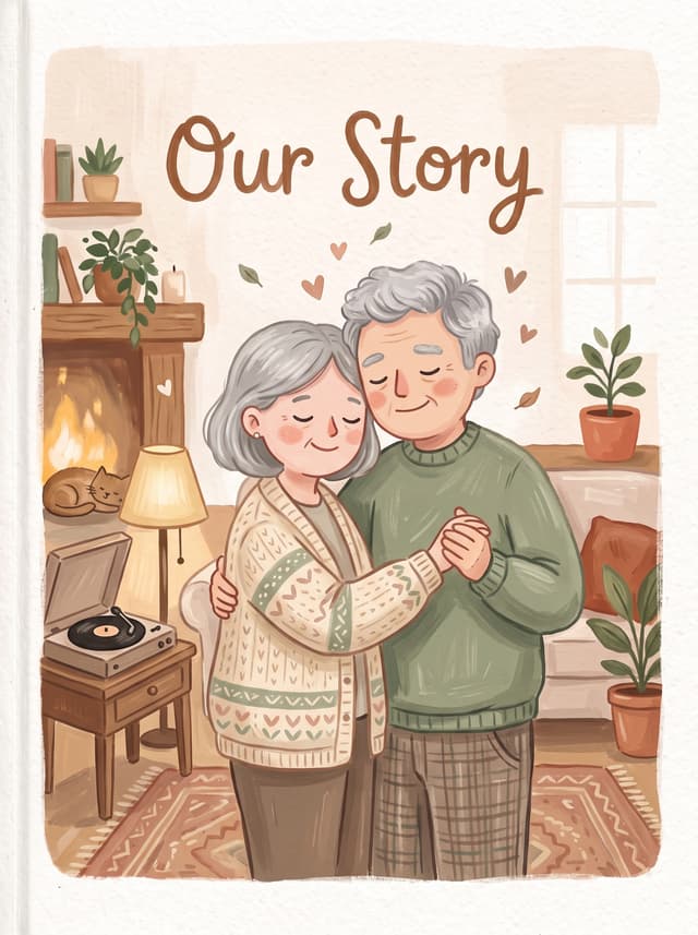 Illustrated book cover